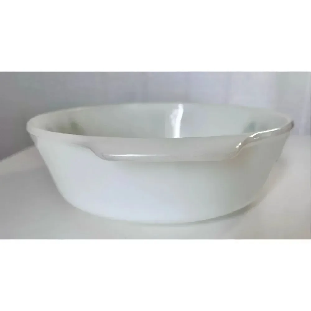 Vintage Anchor Hocking Fire King Green Meadow 1.5 Quart Casserole Dish 437